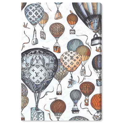 Doll Memories - Fashion Balloons Canvas by Art Remedy, Gallery Wrapped