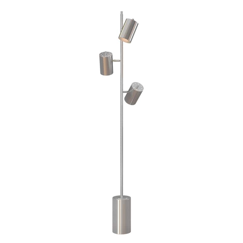 INK+IVY Alta 3-Light Metal Floor Lamp