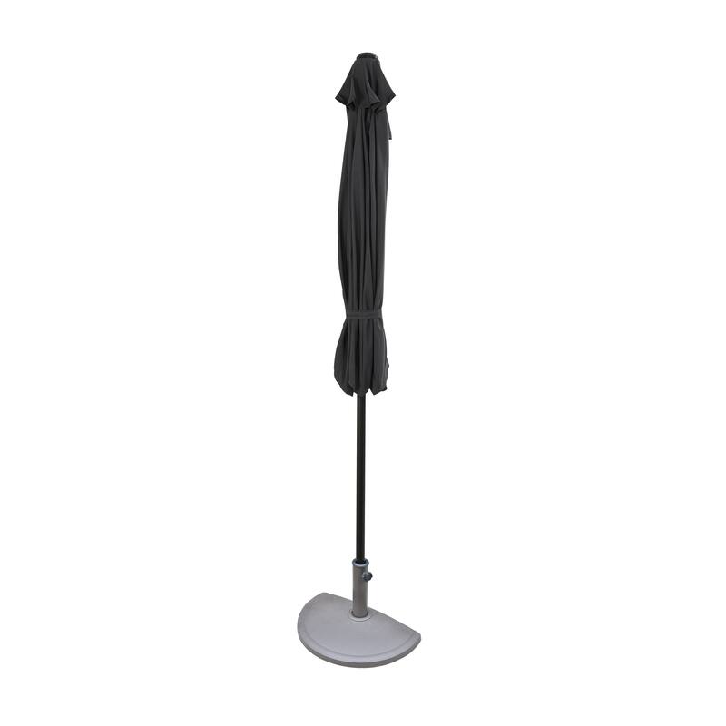 Island Umbrella Lanai 9-ft Half Umbrella With Polyester Canopy