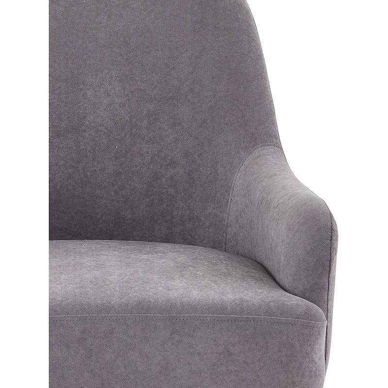 Luxury and Elegance Velvet Armchair Solid and Engineered Wood with Black Metal Legs Dense Foam and Heavy Webbing
