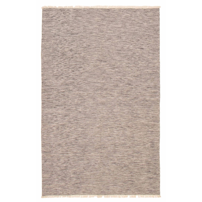 Boho Grey Kilim 4'11" x 7'10" - 4'11 x 7'10 - Dark Grey - 4'11 x 7'10