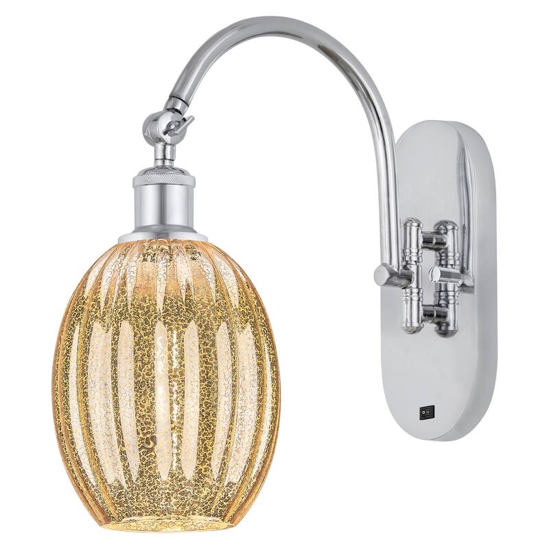 Innovations Lighting Endless Possibilities Ballston - Preston - 1 Light 6" Bulb Shade Swiveling Sconce - Mercury/Polished Chrome