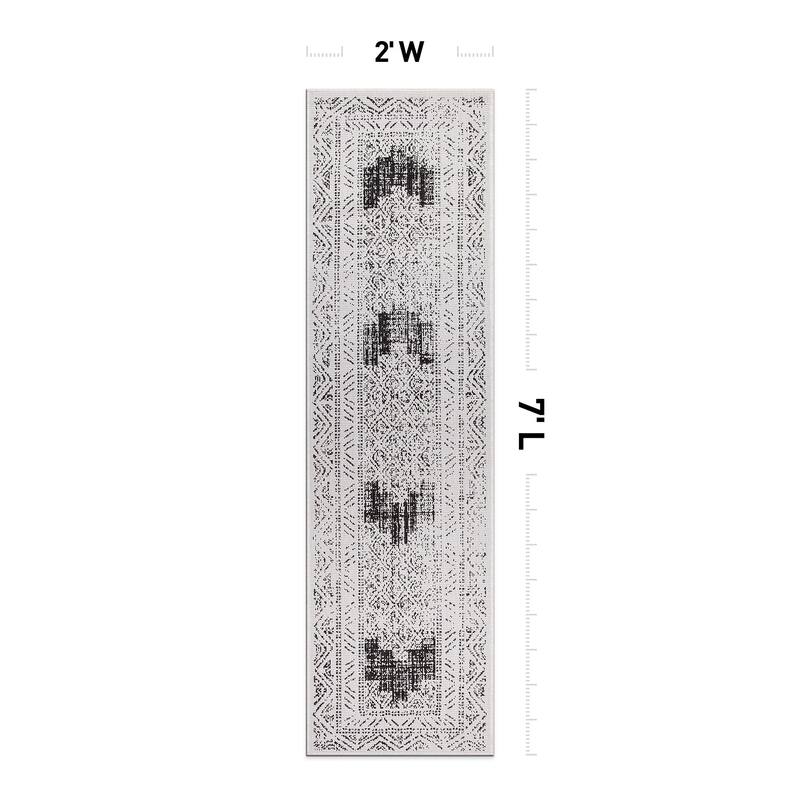World Rug Gallery Transitional Bohemian Indoor/Outdoor Area Rug