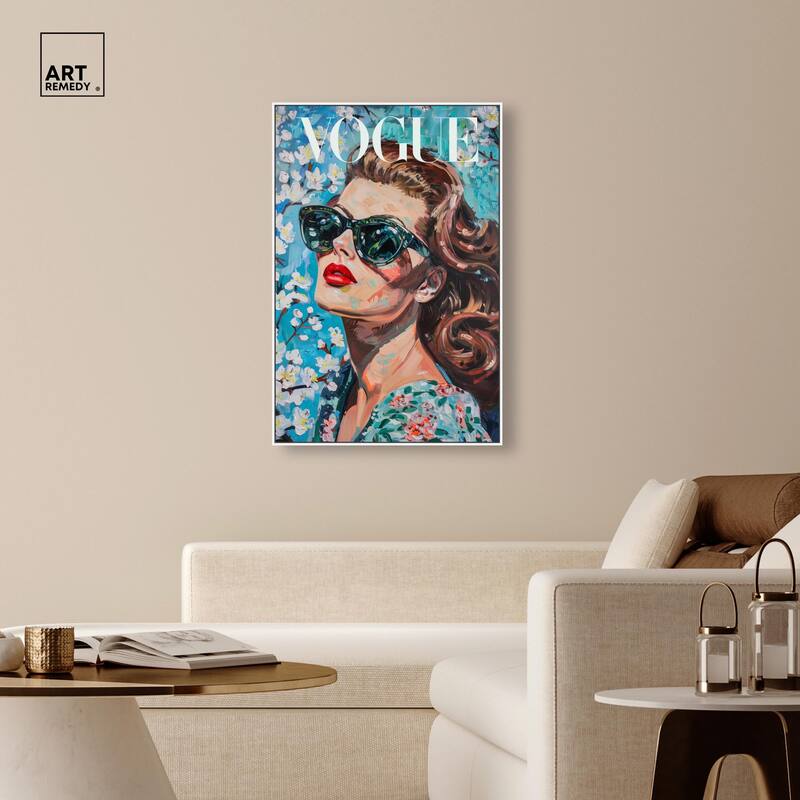 Autumn Blossom Icon Canvas by Art Remedy