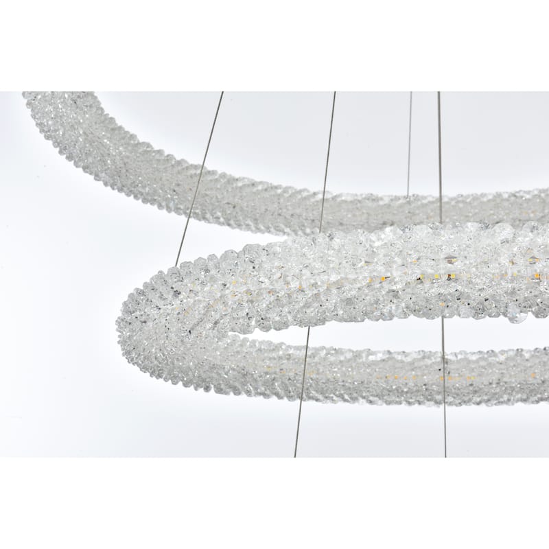 Indigo Home 32 inch Adjustable LED Chandelier
