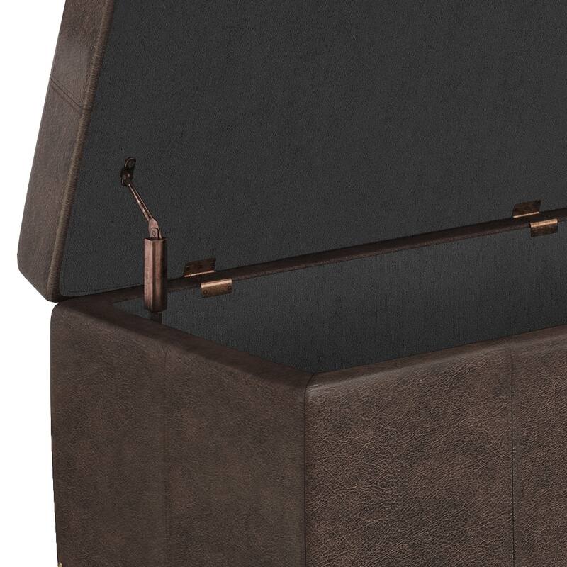 WYNDENHALL Stanford Upholstered Storage Ottoman