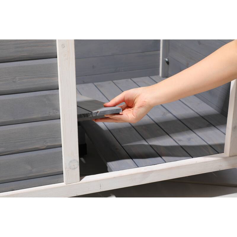 Wooden Dog Houses Weatherproof for Large Dog