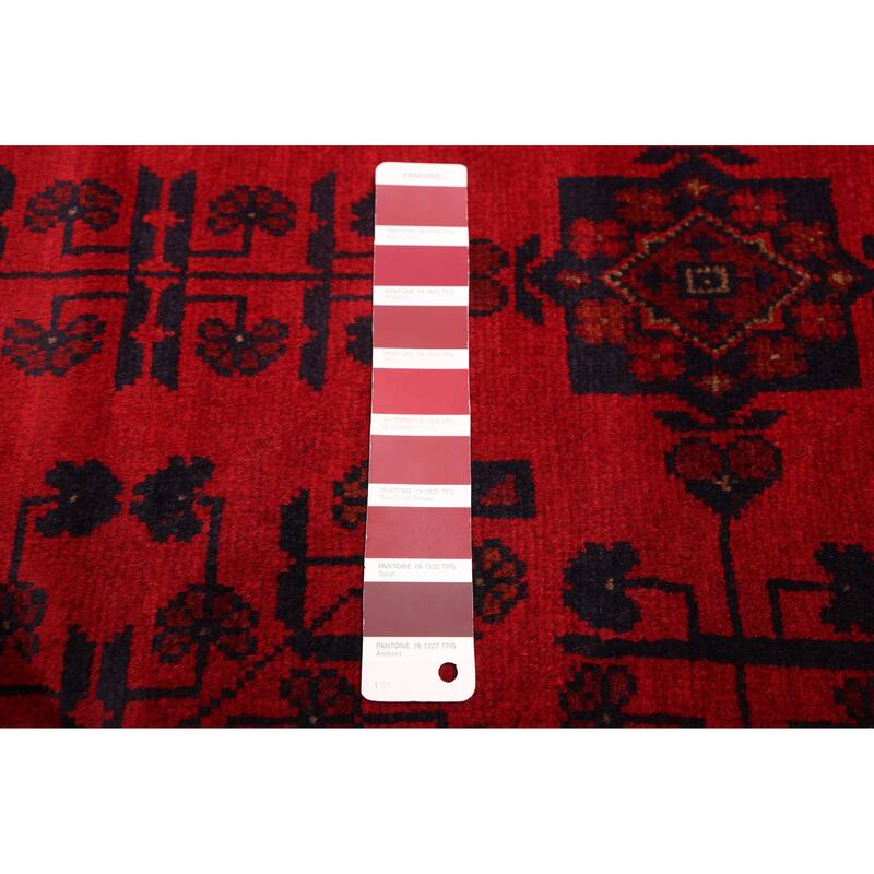 ECARPETGALLERY Hand-knotted Finest Khal Mohammadi Red Wool Rug - 6'8 x 9'8