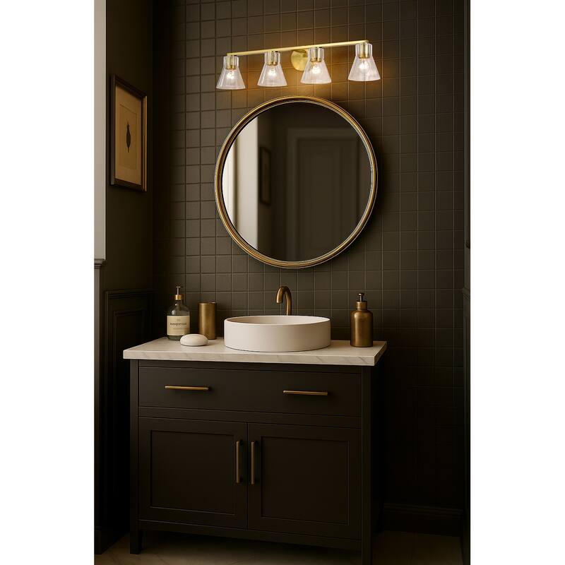 Nuvo Lighting 60/8334 Gianna 4 Light 34" Wide Vanity Light