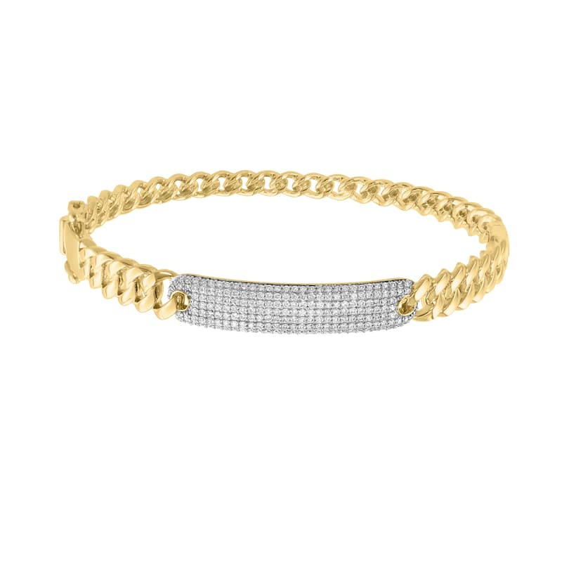 EFFY 14K Yellow Gold Diamond Bangle