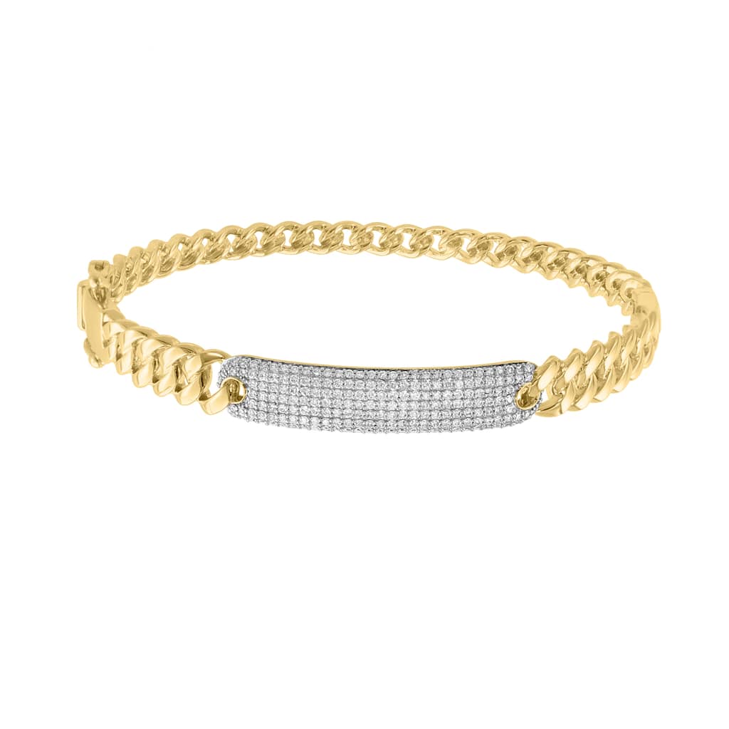 EFFY 14K Yellow Gold Diamond Bangle
