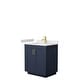 preview thumbnail 58 of 168, Miranda Single Vanity Set, Cultured Marble Top, No Mirror