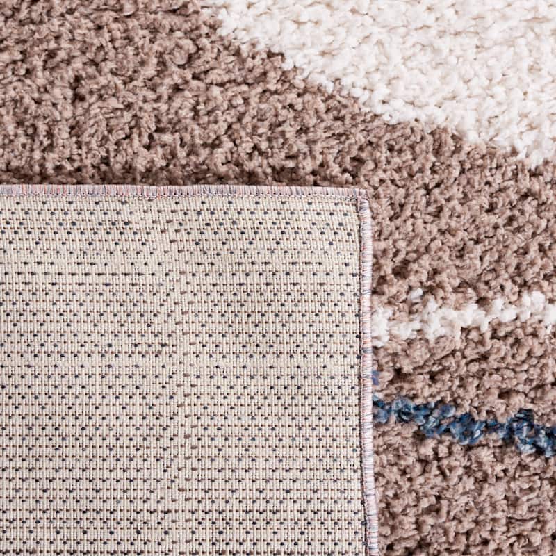 SAFAVIEH Calico Shag Isabell Abstract 1.5-inch Thick Rug