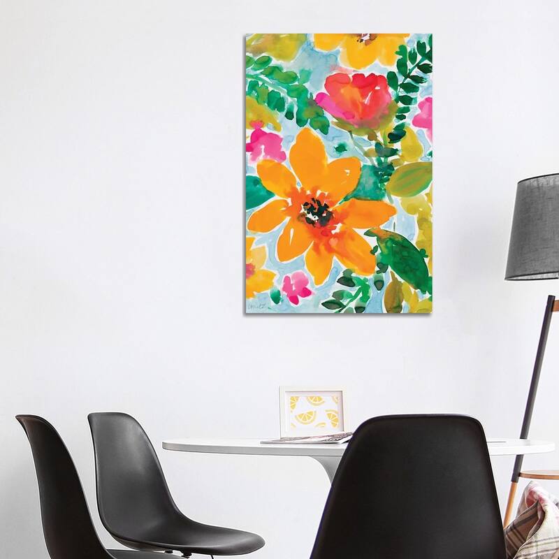 iCanvas "Bright and Cheery Blooms" by Lanie Loreth Canvas Print - 40x26x1.5