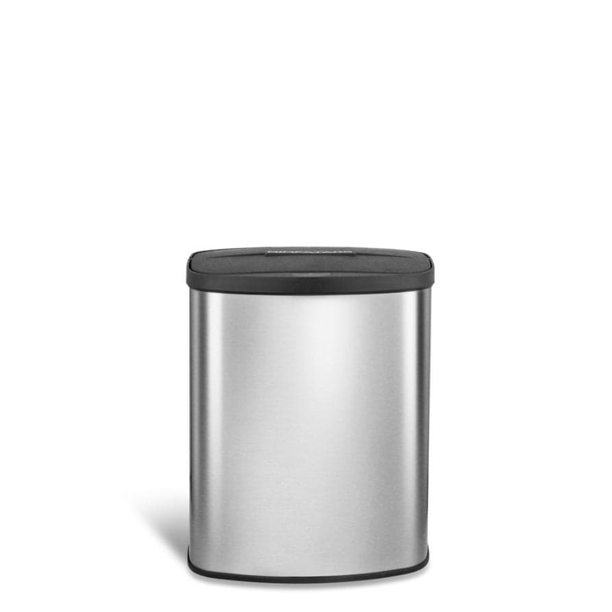 Silver 2.1 Gallon Small Motion Sensor Trash Can