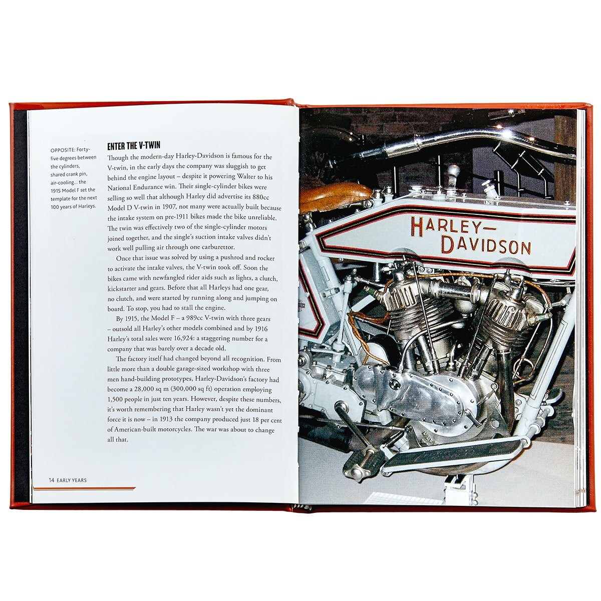 Graphic Image The Story of Harley-Davidson Coffee Table Book