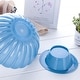 preview thumbnail 3 of 4, Creative Petal Fruit Tray,Blue - 10.4"D x 5.3"H