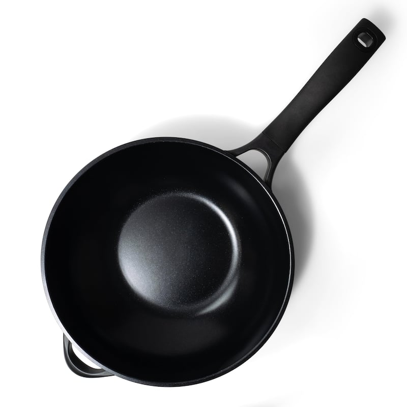 Alva Energy Ceramic Nonstick Wok, Non-Toxic Stir-Fry Pan - 12"