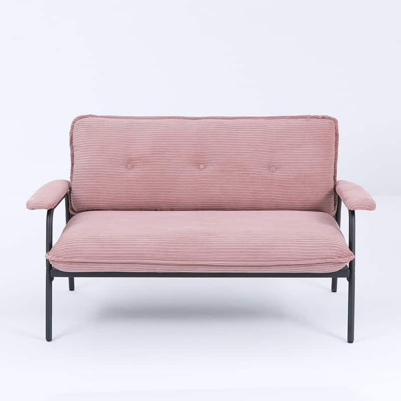 53" Two Seater Sofa, Metal Frame