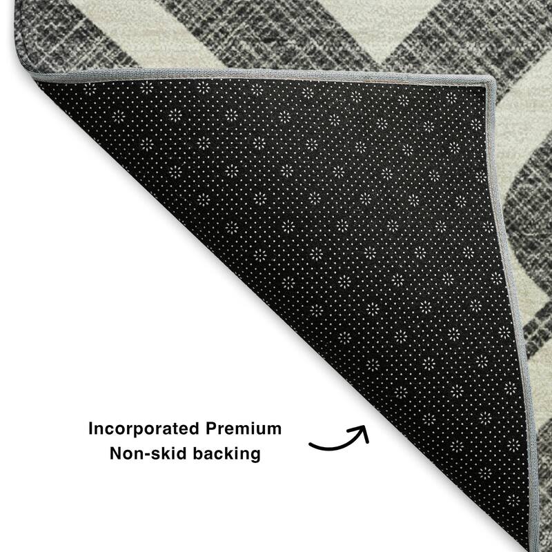 Premium Washable Super Soft Modern Medallions Mayfield Rug