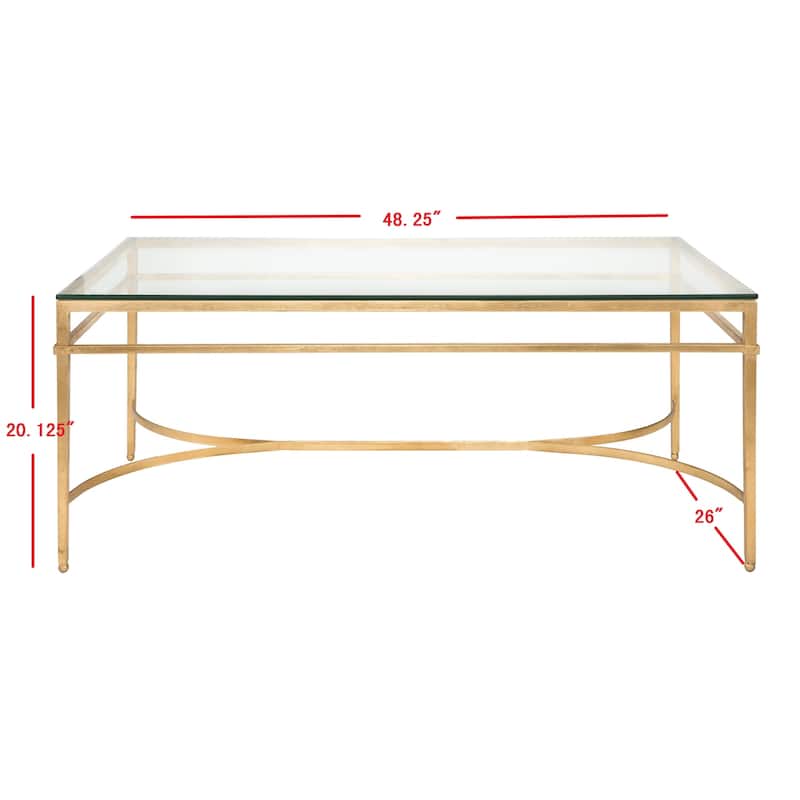 SAFAVIEH Home Abelard Cocktail Table - 48"W x 26"D x 20"H