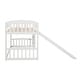 preview thumbnail 8 of 22, Sweden Clean Style Twin Size Wood Loft Bed,Multi-Functional Loft Bed with Slide and Ladder
