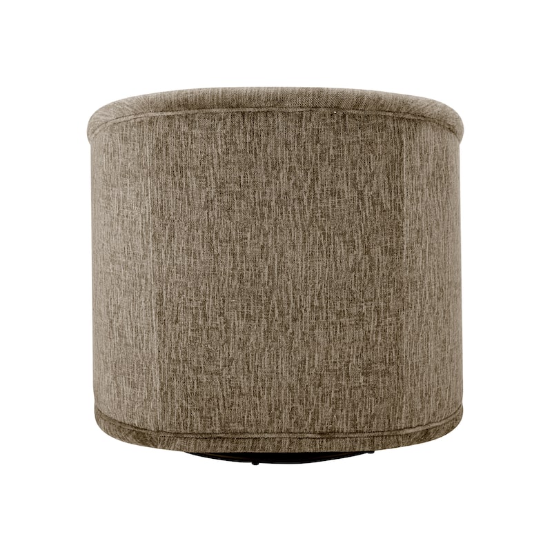 NPD Furniture Margareth Fabric Swivel Accent Arm Chair