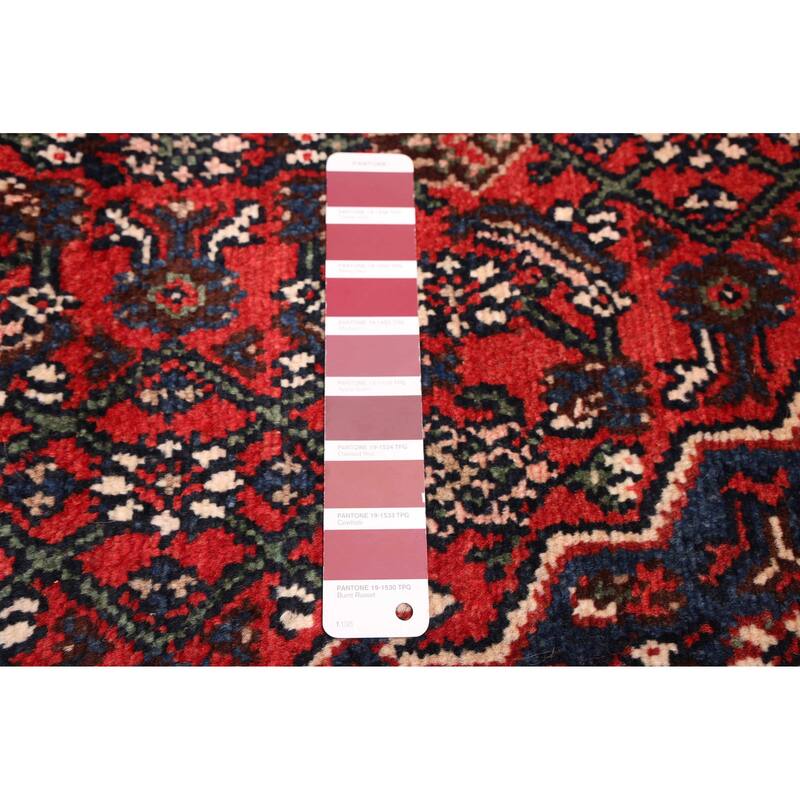 ECARPETGALLERY Hand-knotted Andelz Red Wool Rug - 5'2 x 8'4