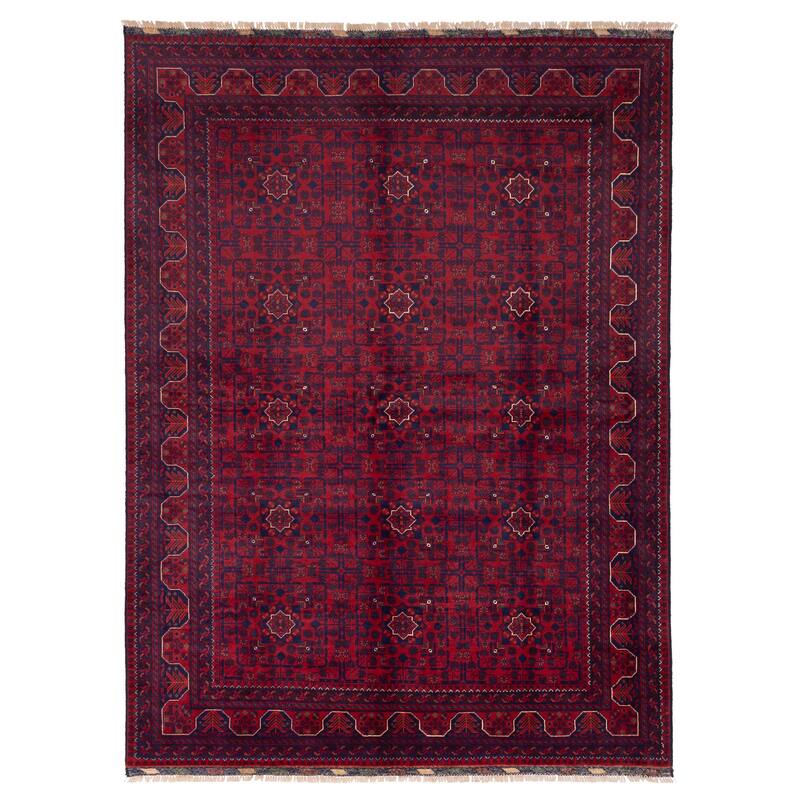 ECARPETGALLERY Hand-knotted Finest Khal Mohammadi Red Wool Rug - 6'0 x 8'1