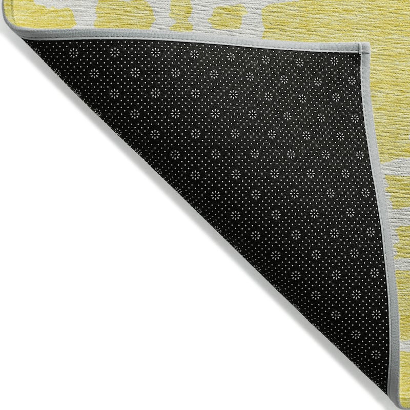 Machine Washable Indoor/ Outdoor Chantille Trellis Geo Rug