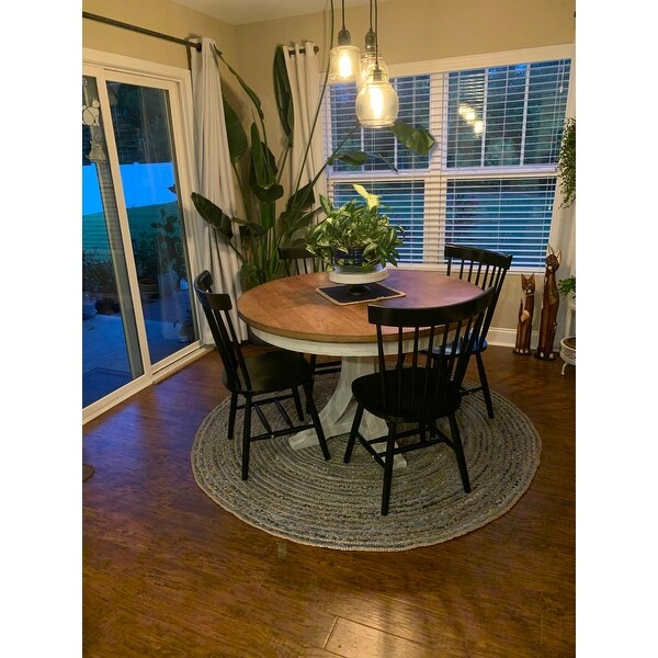 Shop Farmhouse Reimagined Antique White With Chestnut Tops