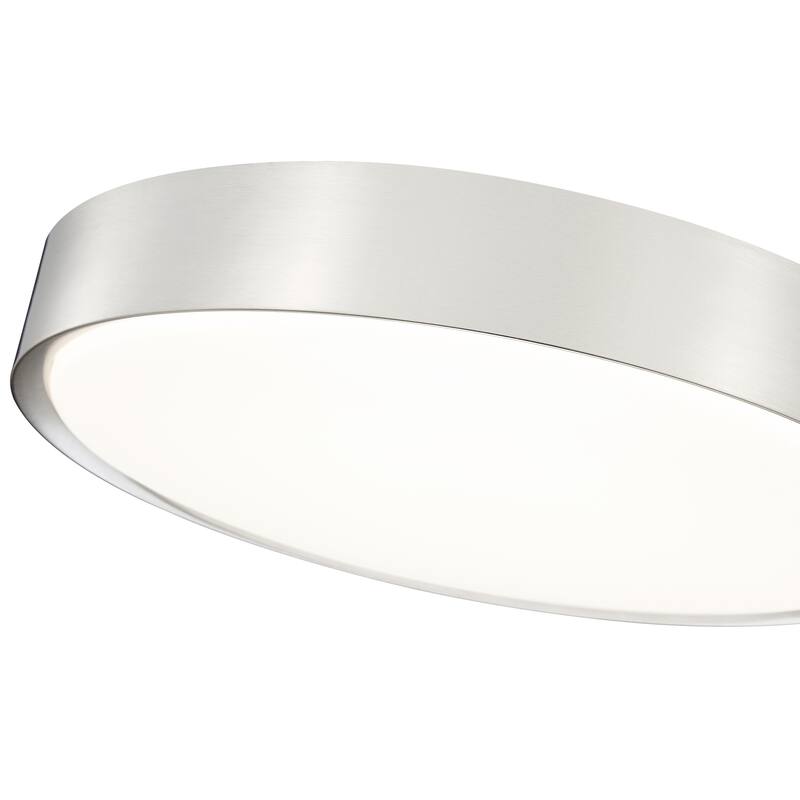 Kawan 1 Light Flush Mount in Brushed Nickel