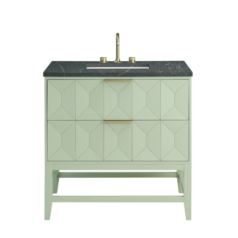 Emmeline 36" Single Vanity Cabinet, Pistachio