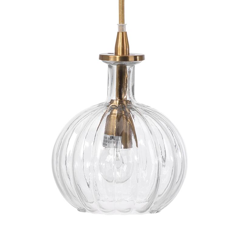 Alden Decor Valeria 1-Light Glass Pendant