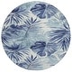 preview thumbnail 48 of 50, Machine Washable Indoor/ Outdoor Coastal Palm Chantille Rug