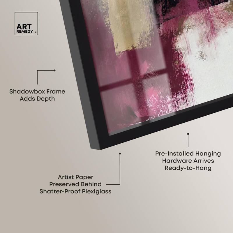Golden Dusk I Shadowbox by Art Remedy