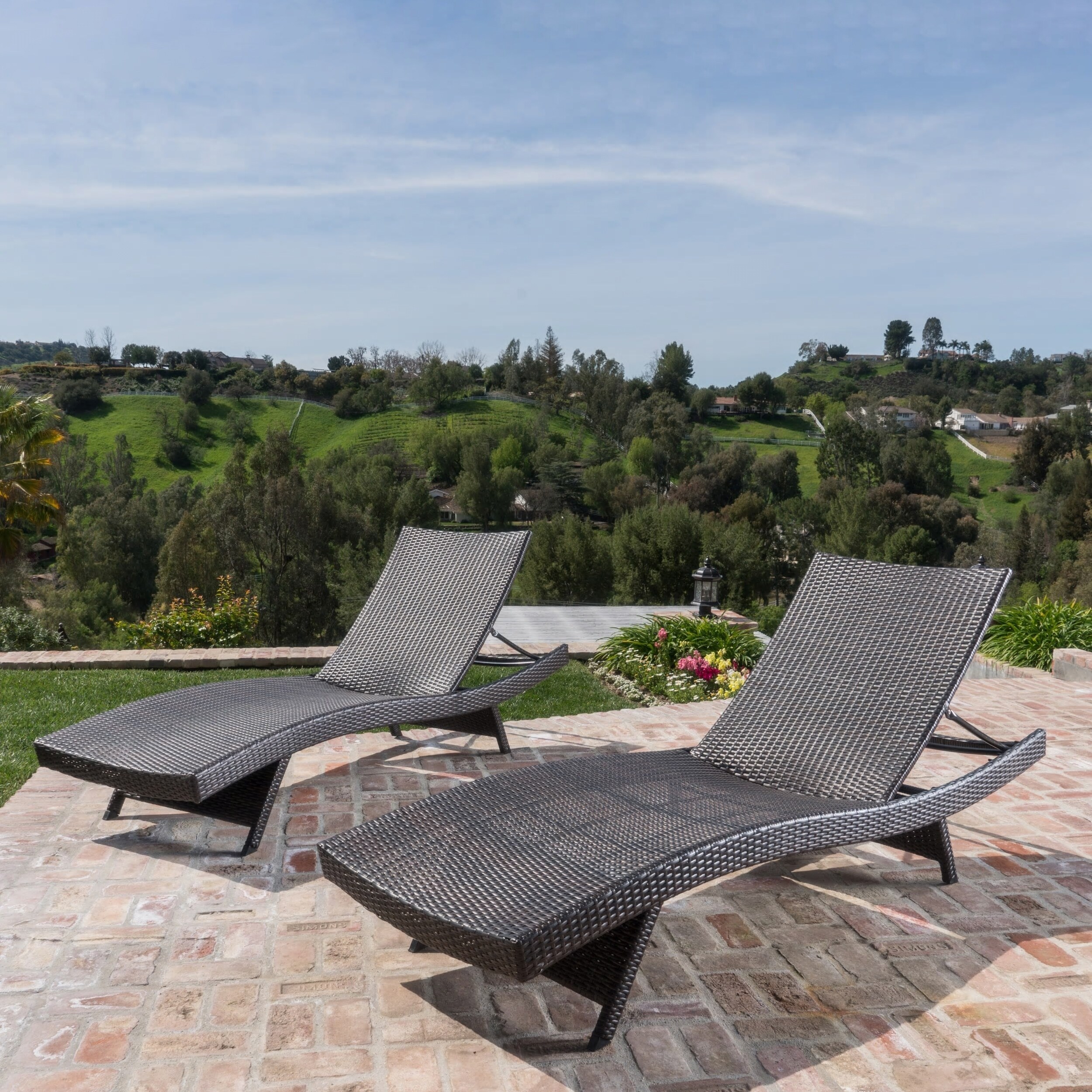 Vilano Outdoor Lounge Chairs Set Of 2 By Havenside Home Overstock 21258408