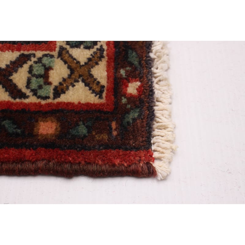 ECARPETGALLERY Hand-knotted Andelz Red Wool Rug - 2'8 x 9'8