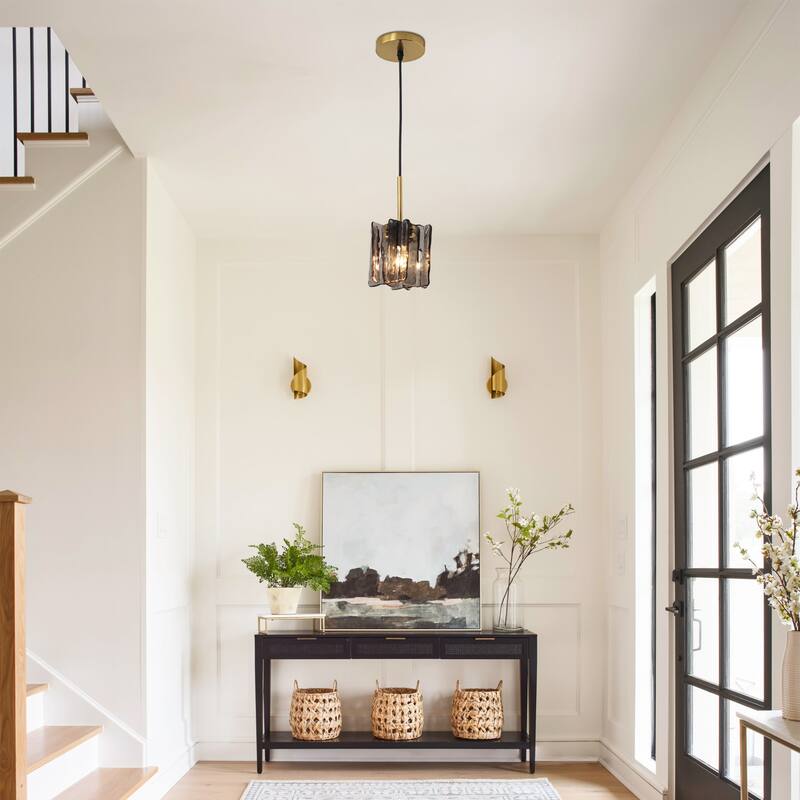 Modern 1-Light Pendant Lights Glass Island Light
