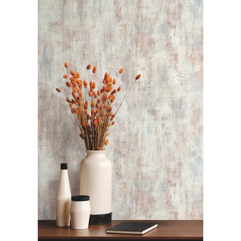 Concrete Patina Mutlicolor & Grey Wallpaper - Bed Bath & Beyond - 39951652