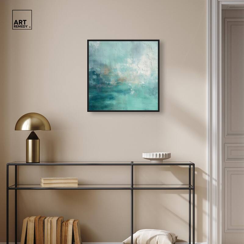 Green Blue I Canvas by Art Remedy