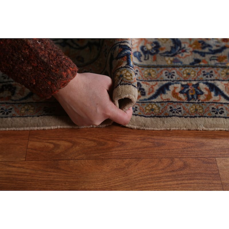 Kashan Persian Traditional Floral Area Rug Hand-knotted Wool Carpet - 9'8" x 12'8"