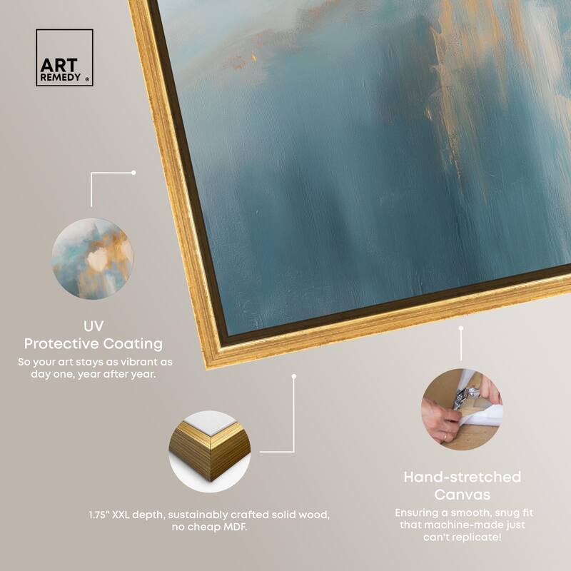 Golden Tears II Canvas by Art Remedy