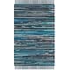 preview thumbnail 87 of 158, SAFAVIEH Handmade Rag Rug Vistiana Flatweave Cotton Rug 2' x 3' - Ink/Multi - Rectangle