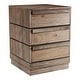 preview thumbnail 17 of 18, Emallson Rustic Natural Tone Wood Low Profile 4-Piece Platform Bedroom Set by Furniture of America