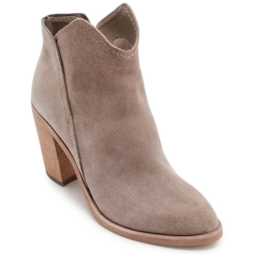 dolce vita grey suede booties