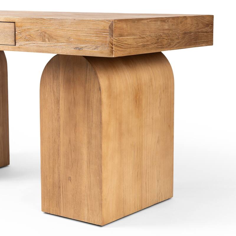 Norbert Desk-Reclaimed Natural Elm