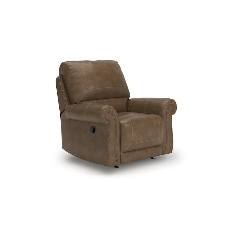 Signature Design by Ashley Shadsburne Brown Swivel Glider Recliner