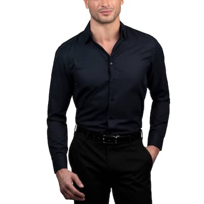 Ben Sherman Men's Basketweave Dobby Dress Shirt