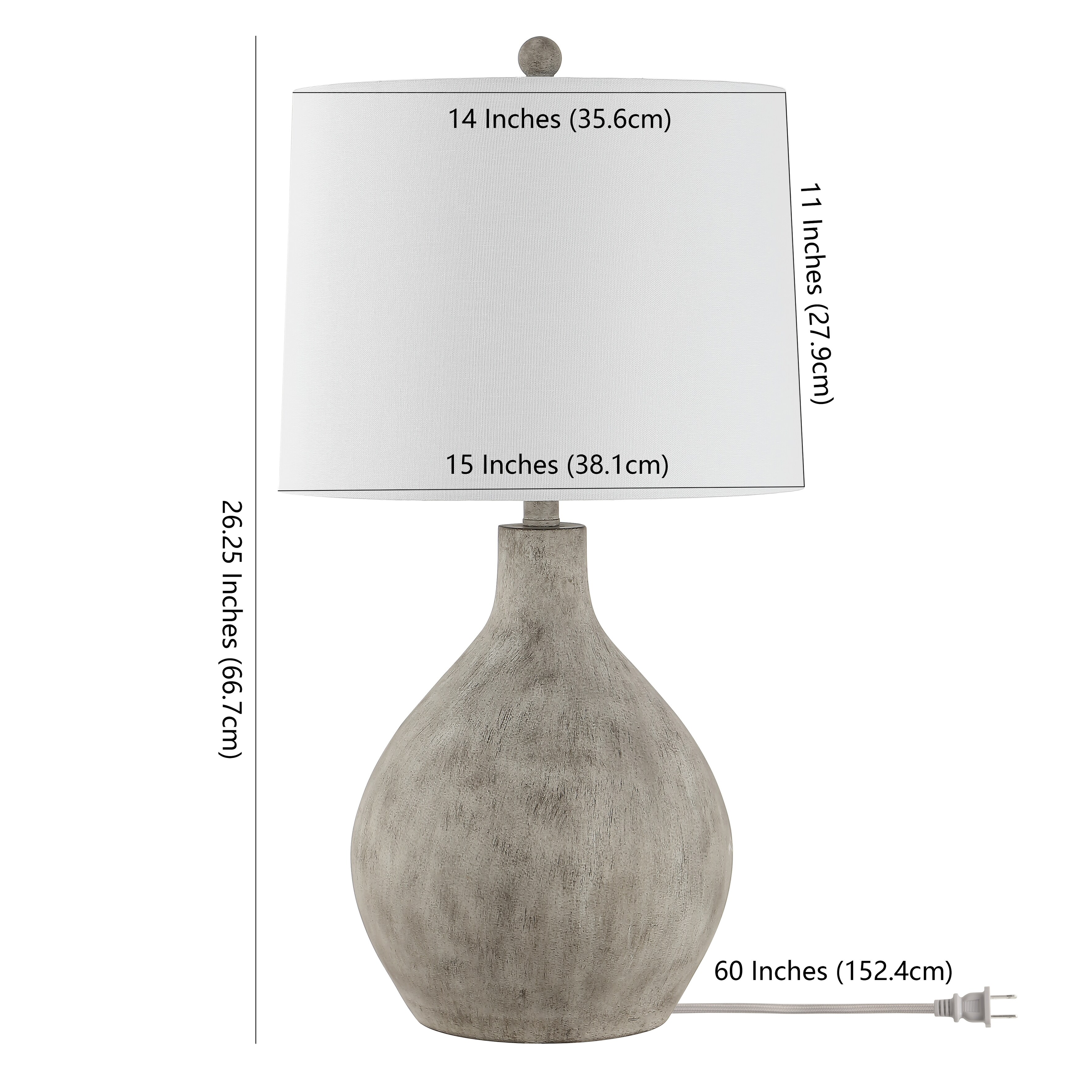 Safavieh tolen table lamp top